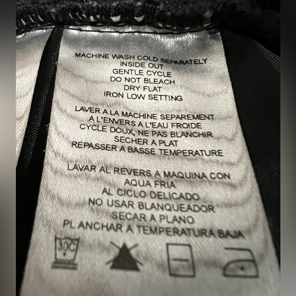 FDJ French Dressing Black Quilted Zip-Up Long Sleeve Mock Neck Jacket Size S - Picture 11 of 11